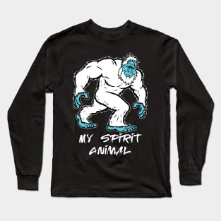 Yeti is my Spirit Animal Long Sleeve T-Shirt